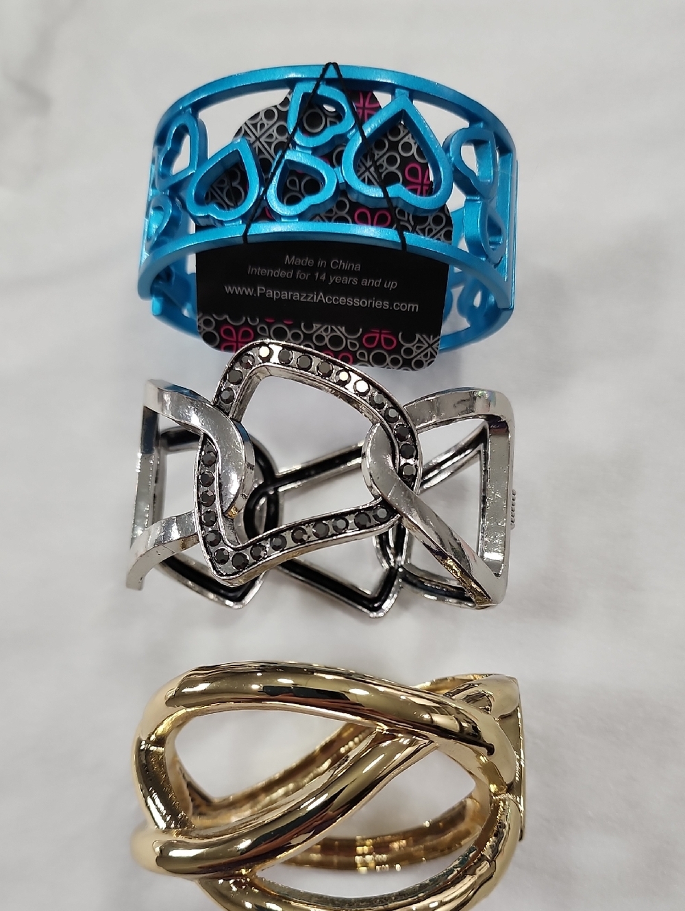 3 Hinged Paparazzi Bracelets